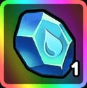 Refined Water Gem evolution material
