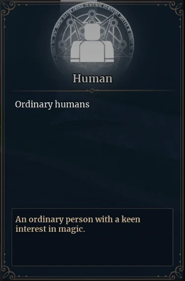 Human official Wizard Alchemy reference