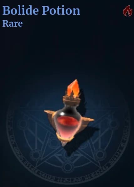 Bolide Potion official Wizard Alchemy reference