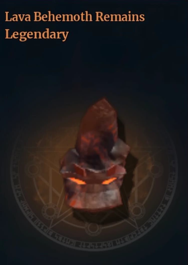 Lava Behemoth Remans official Wizard Alchemy reference