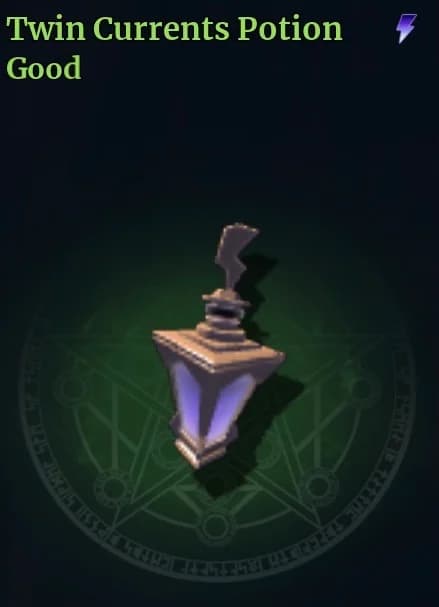 Twin Currents Potion official Wizard Alchemy reference